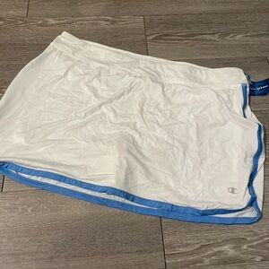 Champion White and Blue Athletic Skirt